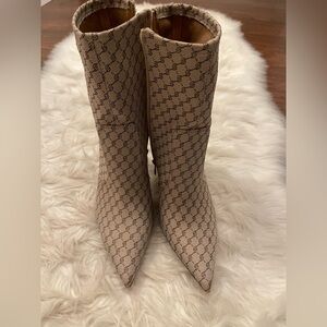 Franco Sarto Dessert Camel Heeled Boots